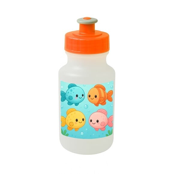 Garrafinha Squeeze Personalizada Peixinhos Baby