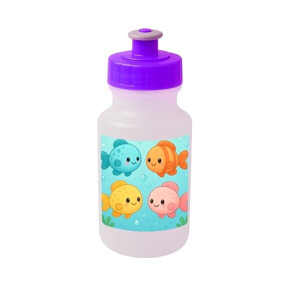 Garrafinha Squeeze Personalizada Peixinhos Baby