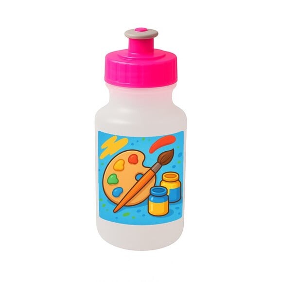 Garrafinha Squeeze Personalizada Pintura e Tintas