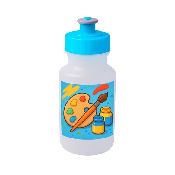 Garrafinha Squeeze Personalizada Pintura e Tintas