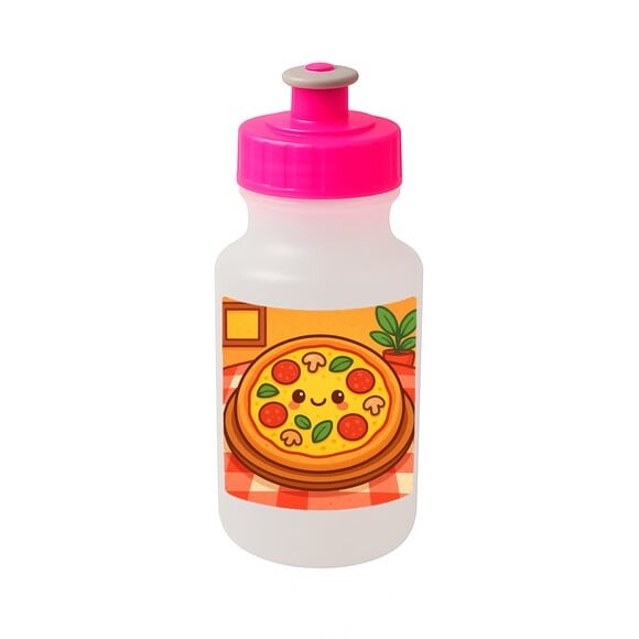 Garrafinha Squeeze Personalizada Pizza Divertida