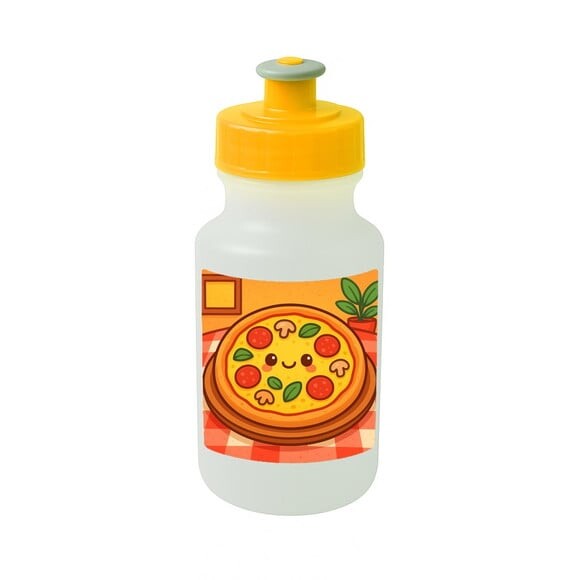 Garrafinha Squeeze Personalizada Pizza Divertida