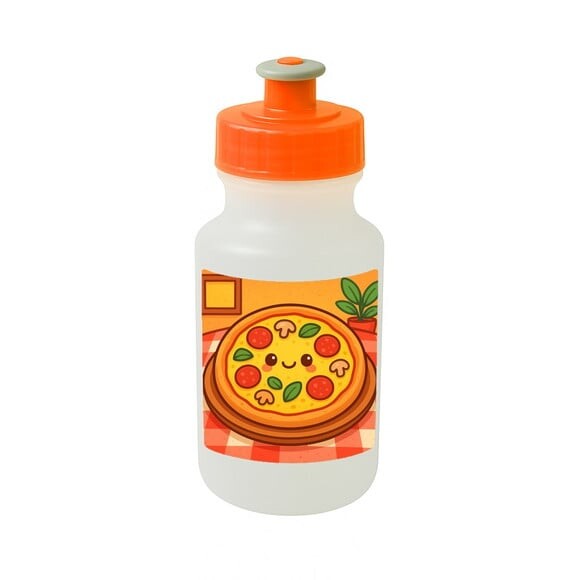 Garrafinha Squeeze Personalizada Pizza Divertida