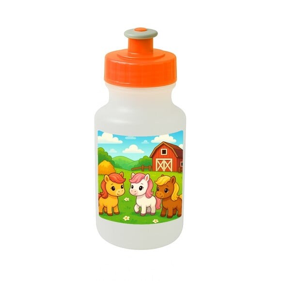 Garrafinha Squeeze Personalizada Pôneis