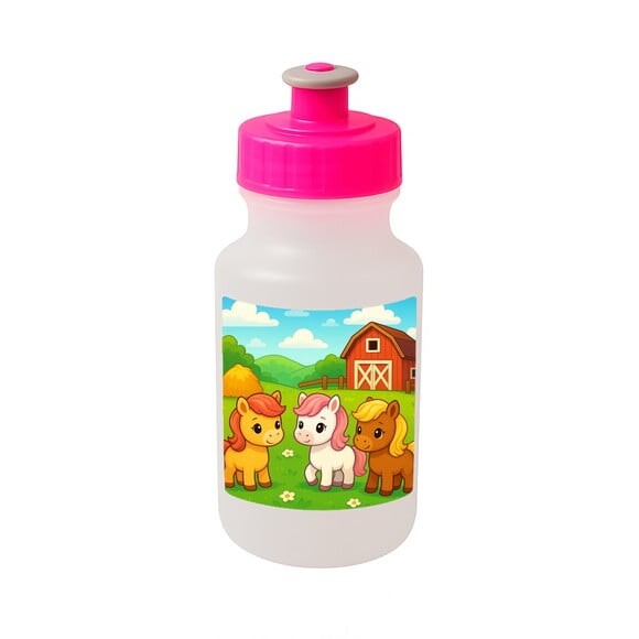 Garrafinha Squeeze Personalizada Pôneis