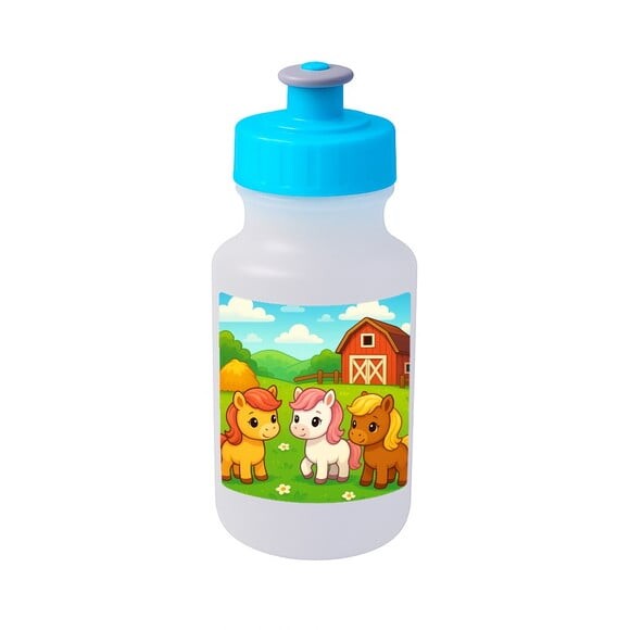 Garrafinha Squeeze Personalizada Pôneis