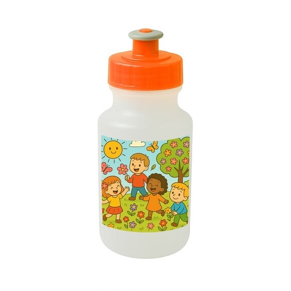 Garrafinha Squeeze Personalizada Primavera Divertida