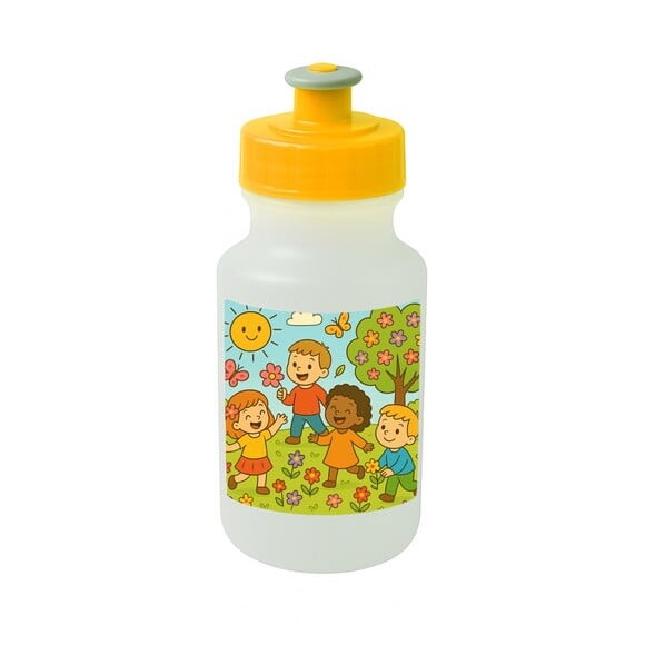 Garrafinha Squeeze Personalizada Primavera Divertida