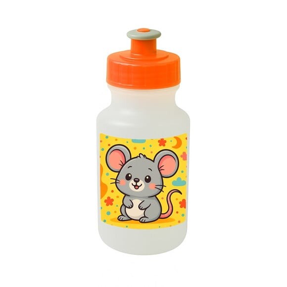 Garrafinha Squeeze Personalizada Ratinho Fofo