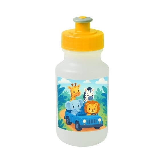 Garrafinha Squeeze Personalizada Safari Azul