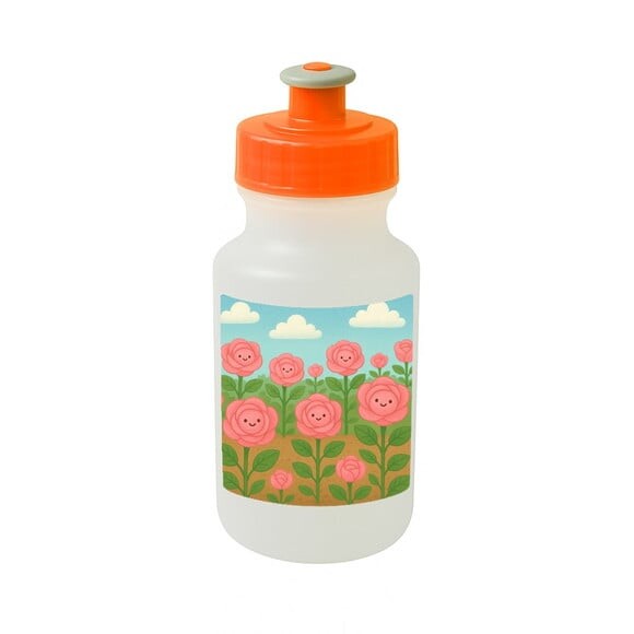 Garrafinha Squeeze Personalizada Rosas Fofas