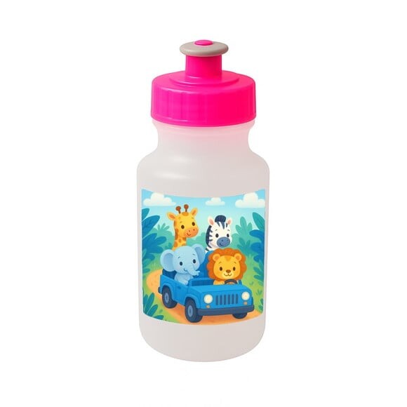 Garrafinha Squeeze Personalizada Safari Azul