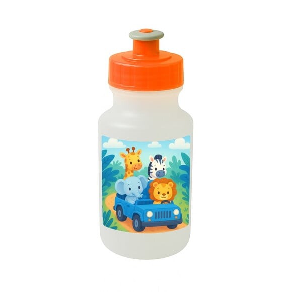 Garrafinha Squeeze Personalizada Safari Azul