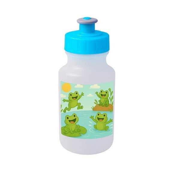 Garrafinha Squeeze Personalizada Sapos Divertidos