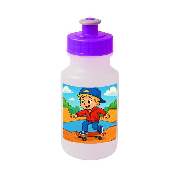 Garrafinha Squeeze Personalizada Skate Kids