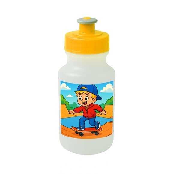 Garrafinha Squeeze Personalizada Skate Kids