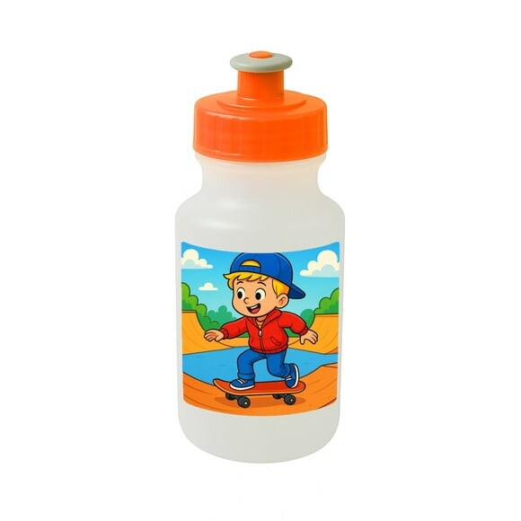 Garrafinha Squeeze Personalizada Skate Kids