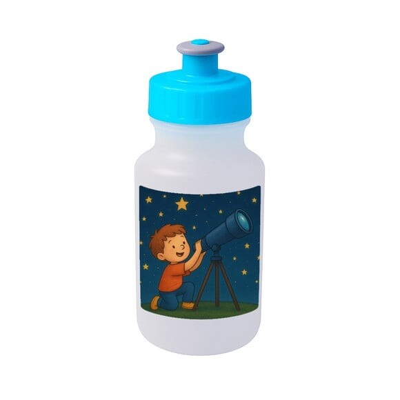 Garrafinha Squeeze Personalizada Telescópio Kids