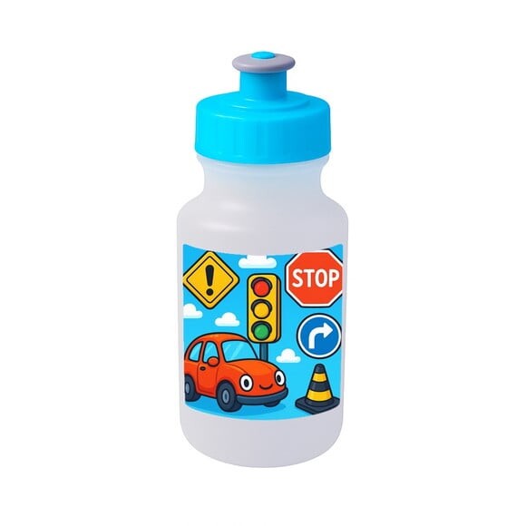 Garrafinha Squeeze Personalizada Trânsito