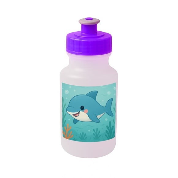 Garrafinha Squeeze Personalizada Tubarãozinho Fofo
