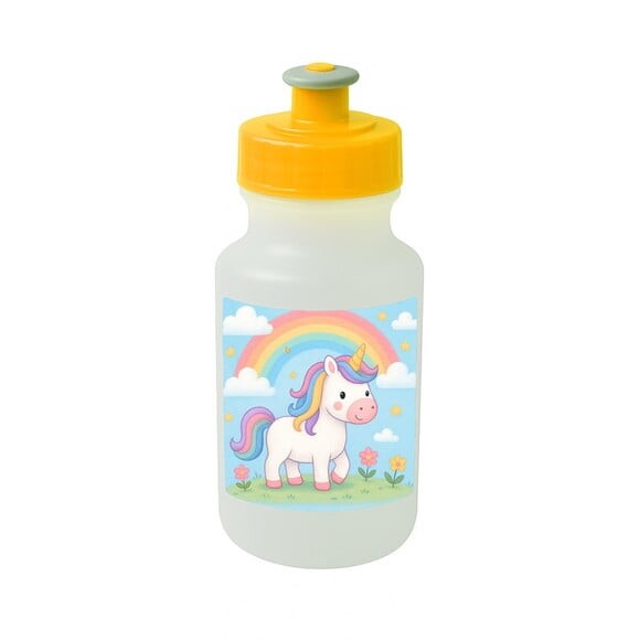 Garrafinha Squeeze Personalizada Unicórnio