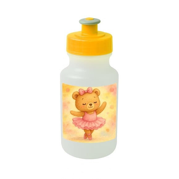 Garrafinha Squeeze Personalizada Ursinha Bailarina