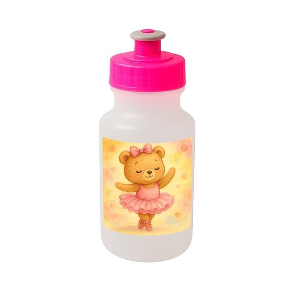 Garrafinha Squeeze Personalizada Ursinha Bailarina
