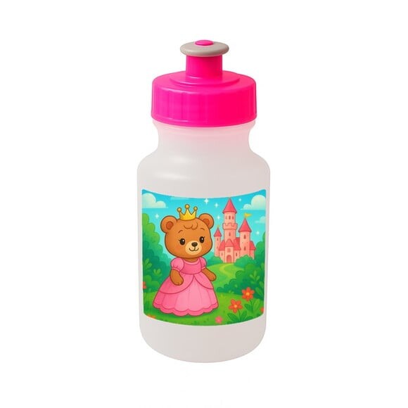 Garrafinha Squeeze Personalizada Ursinha Princesa