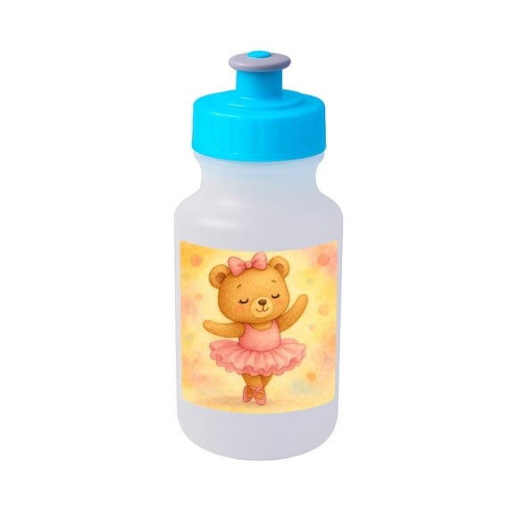Garrafinha Squeeze Personalizada Ursinha Bailarina
