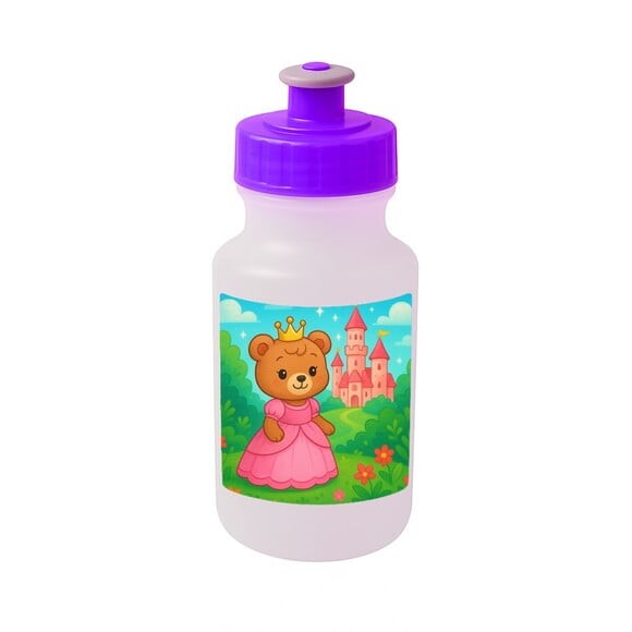 Garrafinha Squeeze Personalizada Ursinha Princesa