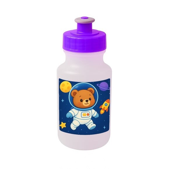 Garrafinha Squeeze Personalizada Ursinho Astronauta