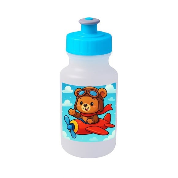 Garrafinha Squeeze Personalizada Ursinho Aviador