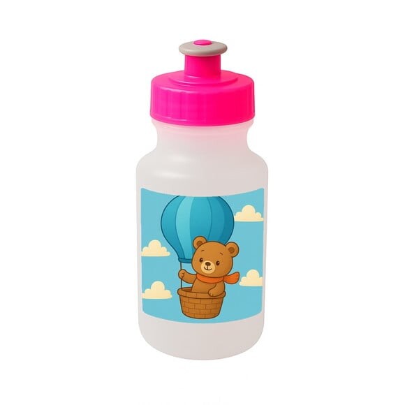 Garrafinha Squeeze Personalizada Ursinho Baloeiro