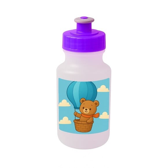 Garrafinha Squeeze Personalizada Ursinho Baloeiro