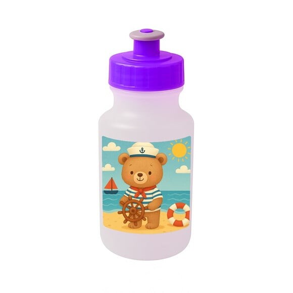 Garrafinha Squeeze Personalizada Ursinho Marinheiro
