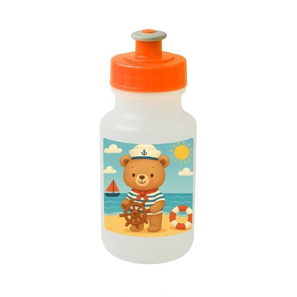 Garrafinha Squeeze Personalizada Ursinho Marinheiro