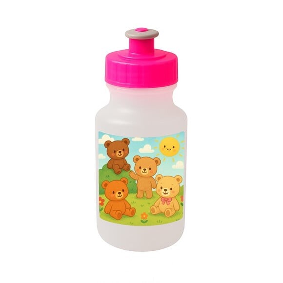 Garrafinha Squeeze Personalizada Ursinhos