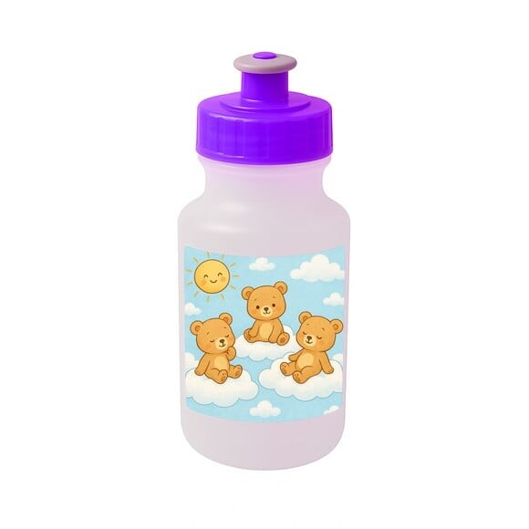 Garrafinha Squeeze Personalizada Ursinhos na Nuvem