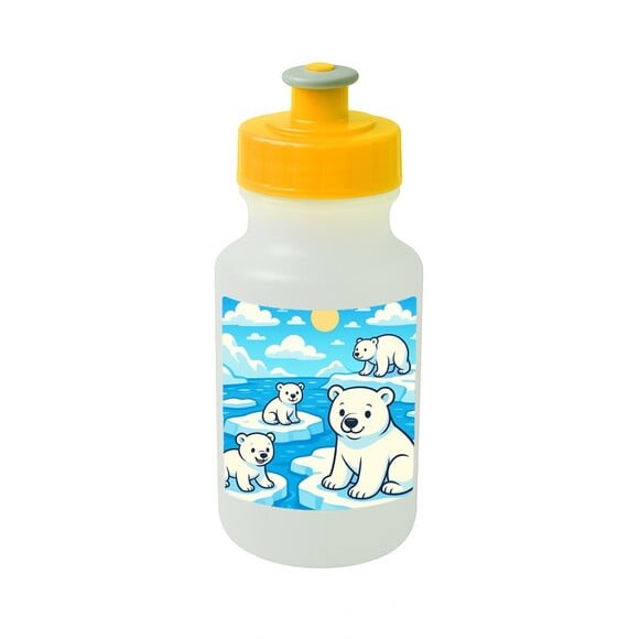 Garrafinha Squeeze Personalizada Ursos Polares