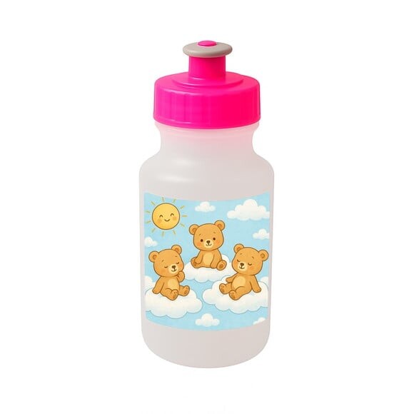 Garrafinha Squeeze Personalizada Ursinhos na Nuvem