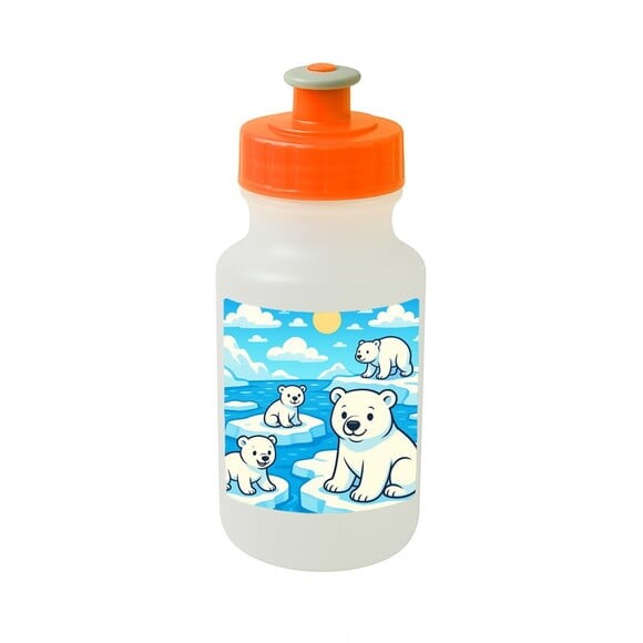 Garrafinha Squeeze Personalizada Ursos Polares