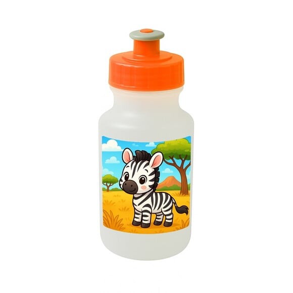 Garrafinha Squeeze Personalizada Zebra Baby