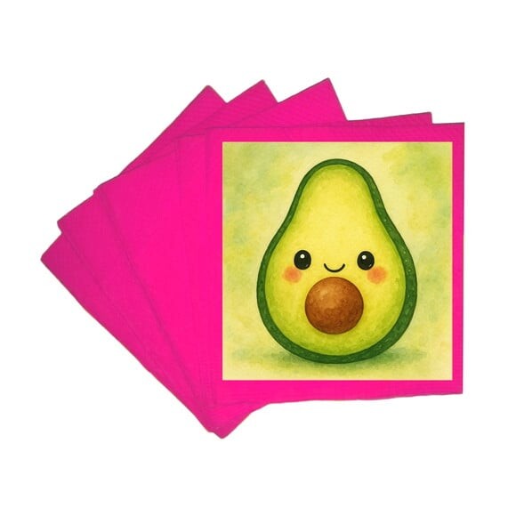 Guardanapo de Papel Personalizado Abacate