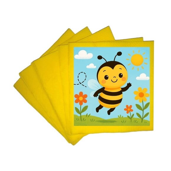 Guardanapo de Papel Personalizado Abelhinha
