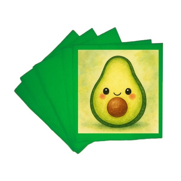 Guardanapo de Papel Personalizado Abacate