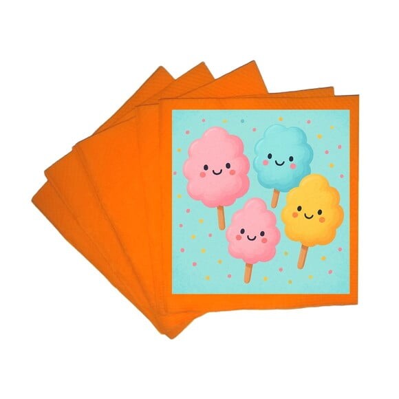 Guardanapo de Papel Personalizado Algodão Doce