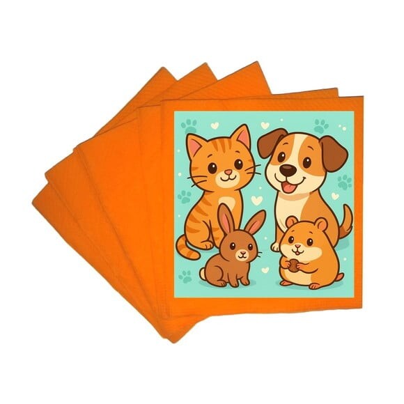 Guardanapo de Papel Personalizado Animais de Estimação