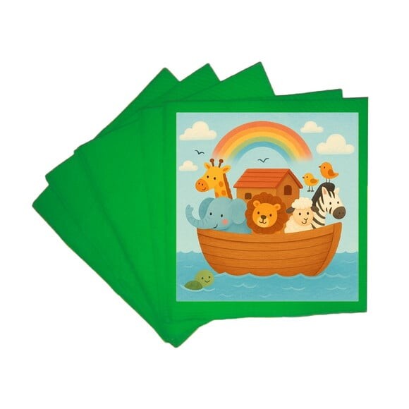 Guardanapo de Papel Personalizado Arca de Noé