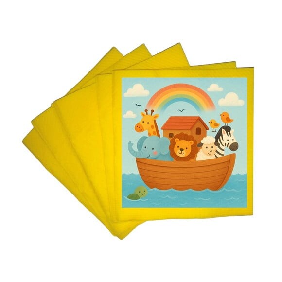 Guardanapo de Papel Personalizado Arca de Noé