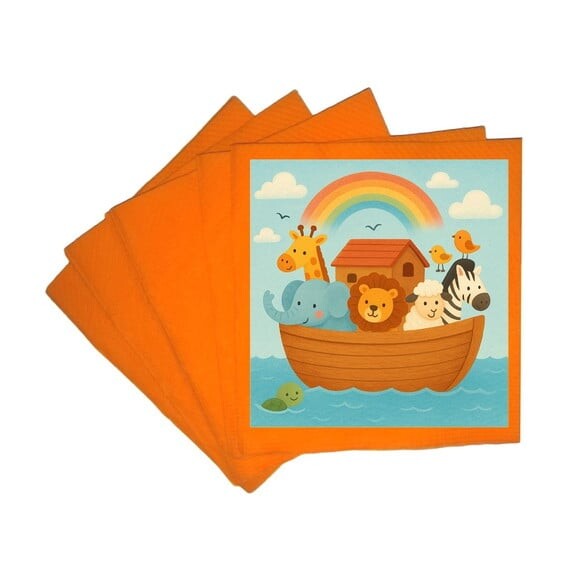 Guardanapo de Papel Personalizado Arca de Noé